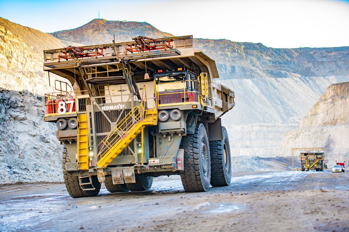 Rossing Uranium Mining vehicle