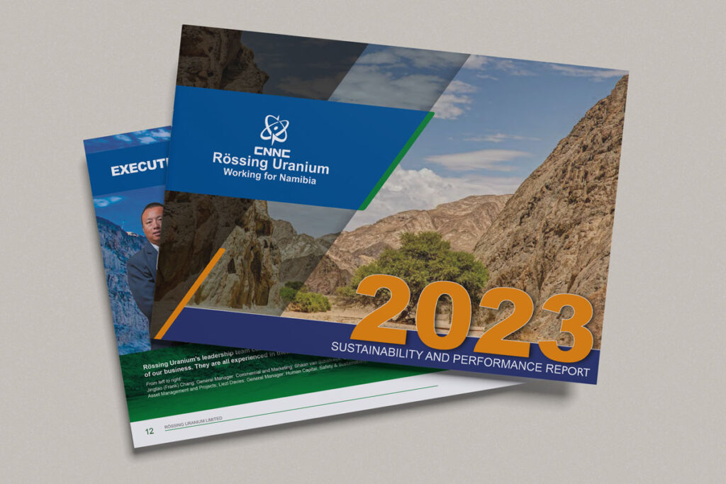 Rössing Uranium Sustainability Report cover