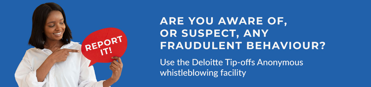 Whistleblower Tip-off line poster