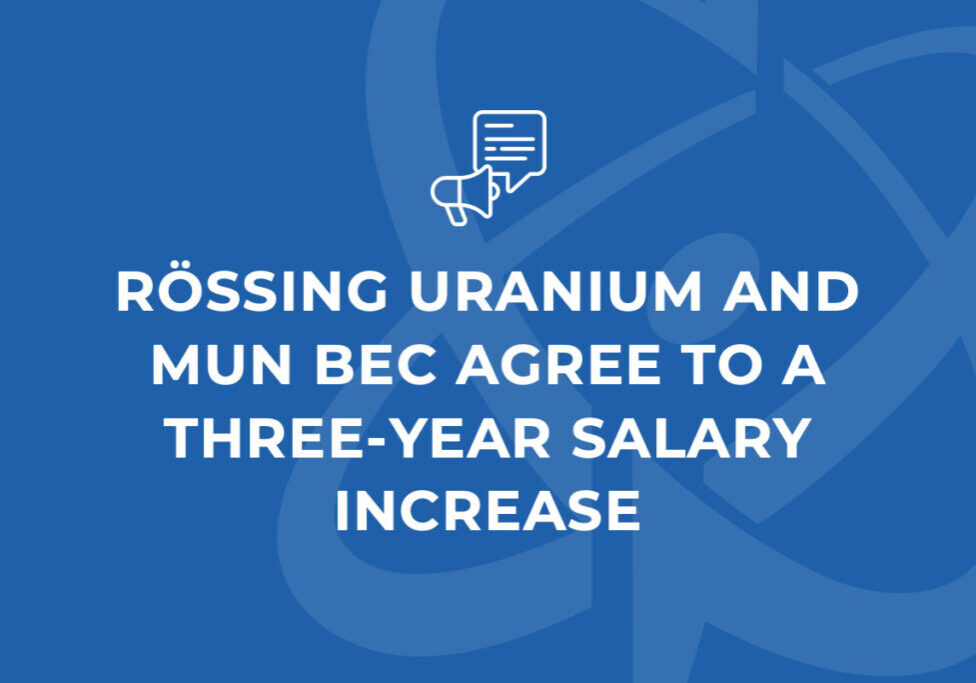 Rössing Uranium and MUN Salary increase header